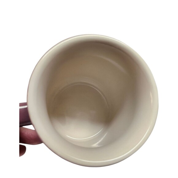 LE CREUSET  14-oz Stoneware Coffee Mug Replacement Ombre Plum Purple - Picture 5 of 6